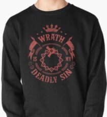 Sudadera cerrada Wrath is my deadly sin