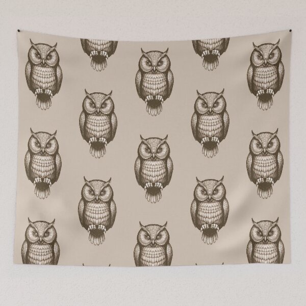 Item preview, Hypnotizing night owl designed and sold by Tajdi.