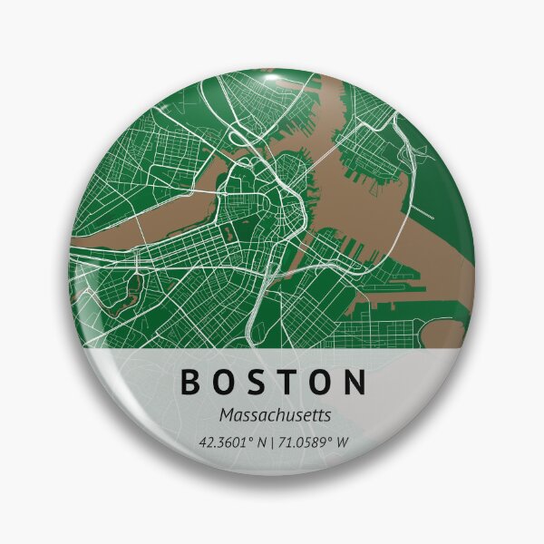 Artikelvorschau, Boston Massachusetts | Stadtplan drucken | Einweihungsgeschenk | Kartendruck Wanddekoration | Stadtplan-Kunst | entworfen und verkauft von LivingBold.