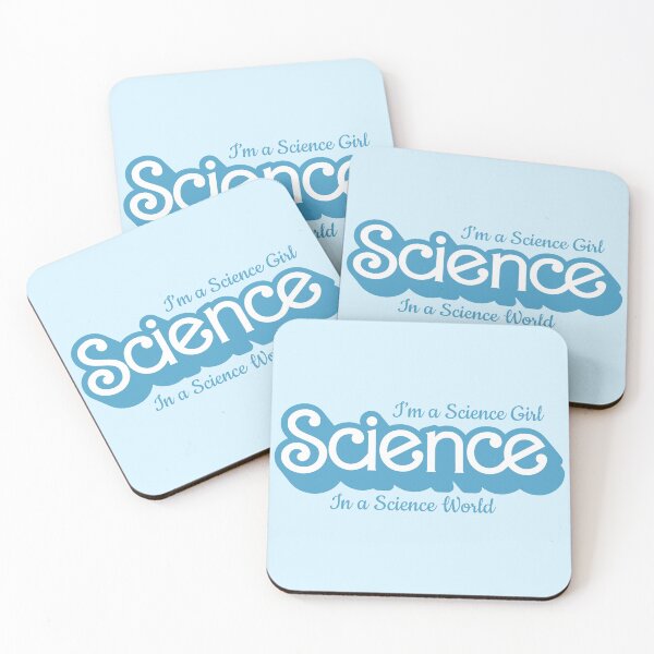 Item preview, Science Girl In a Science World - Blue Girl Doll Art designed and sold by ModernScienceUS.