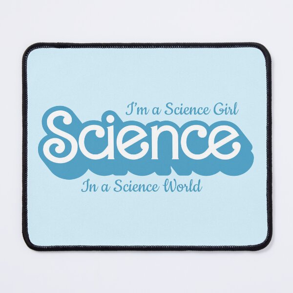 Item preview, Science Girl In a Science World - Blue Girl Doll Art designed and sold by ModernScienceUS.