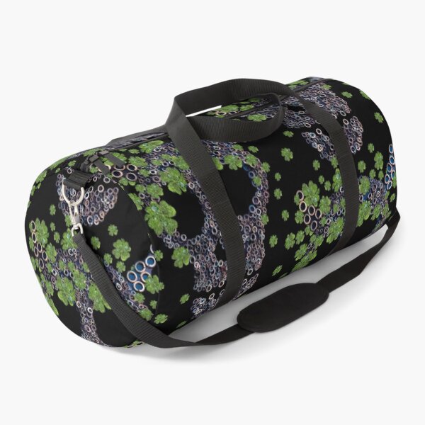 Item preview, Creepy Mechanical Skull Green Clovers Retro St Patricks Day designed and sold by r-silver.