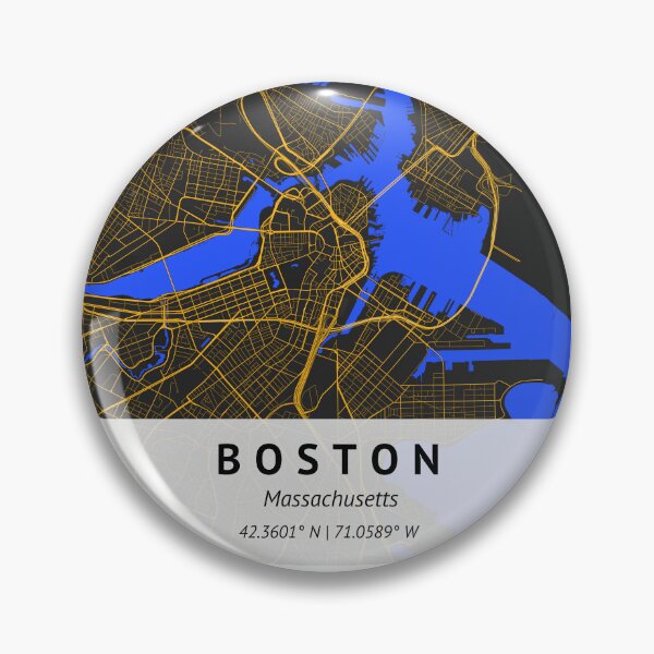 Artikelvorschau, Boston Massachusetts | Stadtplan drucken | Einweihungsgeschenk | Kartendruck Wanddekoration | Stadtplan-Kunst | entworfen und verkauft von LivingBold.