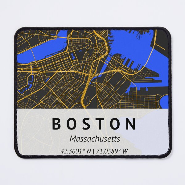 Item preview, Boston Massachusetts | City Map Print | House warming gift | Map Print Wall Decor | City Map Art |  designed and sold by LivingBold.