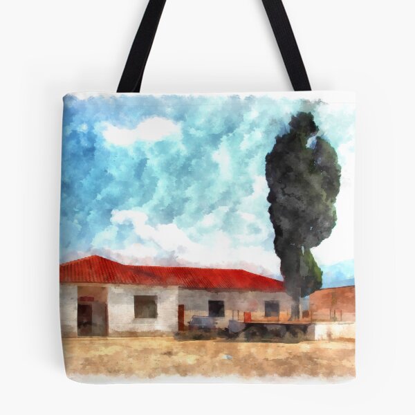 Item preview,  Glimpse of the square with buildings and tree designed and sold by Giuseppe Cocco.