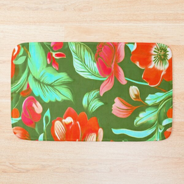 Item preview, Red and green floral  designed and sold by Flowersonstuff.