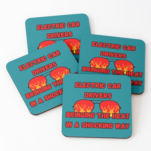 Item preview, Electric Cars, Electric Car drivers, Electric car driver bringing the heat in a shocking way,  designed and sold by GOLDENGARDENART.