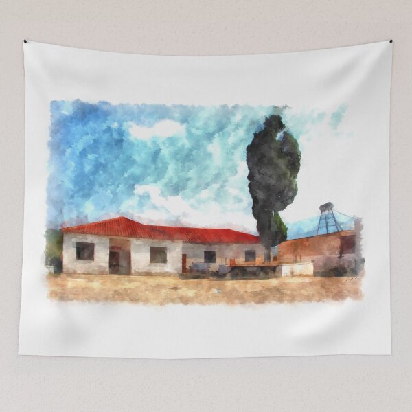 Item preview,  Glimpse of the square with buildings and tree designed and sold by Giuseppe Cocco.