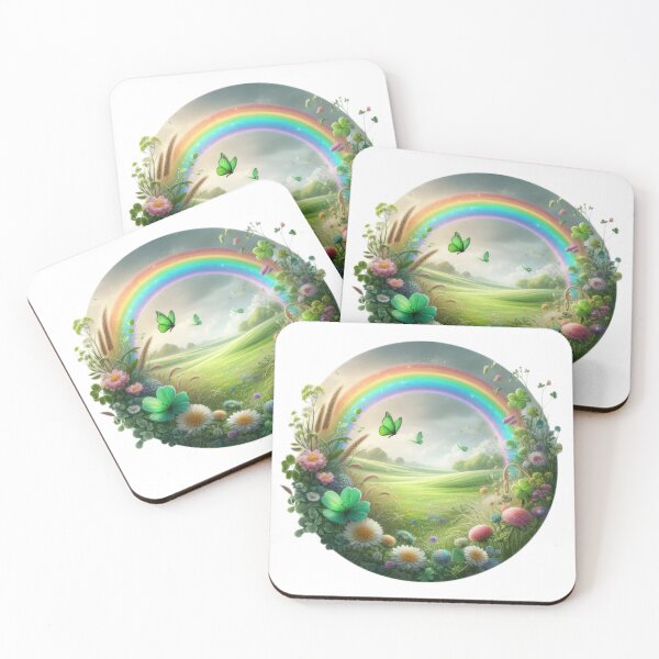 Artikelvorschau, Regenbogenlandschaft für den Happy St. Patricks Day entworfen und verkauft von Expressions-Sel.