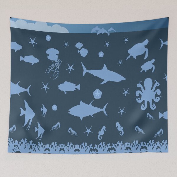 Item preview, Under The Ocean Waves designed and sold by Square Root of Squid.