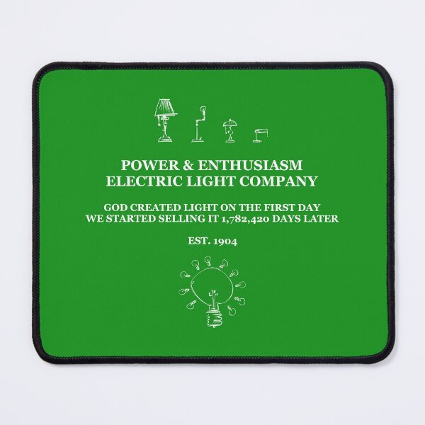 Item preview, Power & Enthusiasm Electric Co. designed and sold by Atmospheric Comics Company.