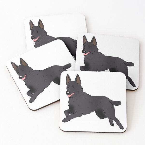 Item preview, Black Australian Kelpie dog designed and sold by Yaragold.