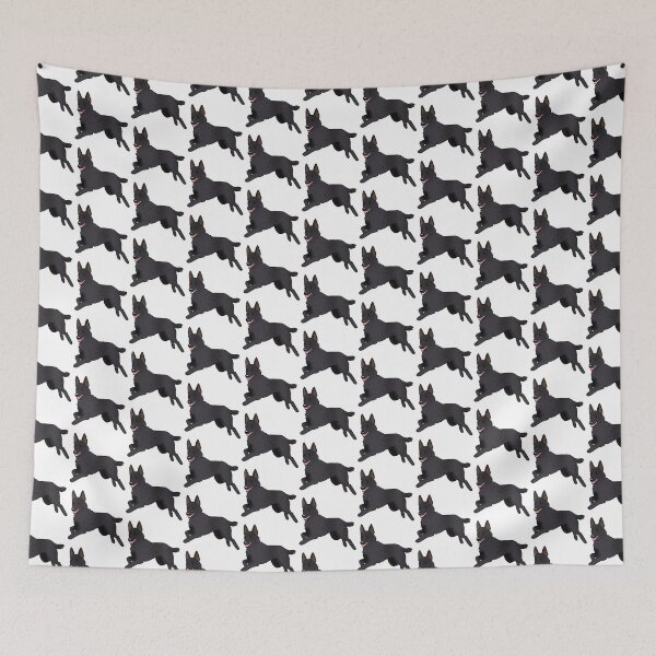 Item preview, Black Australian Kelpie dog designed and sold by Yaragold.