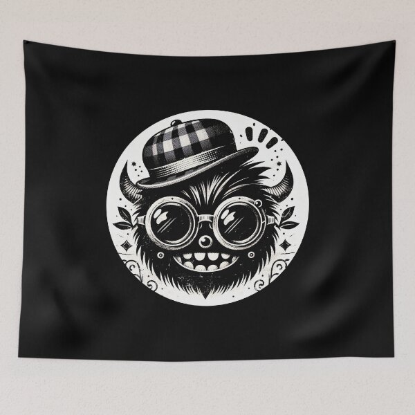 Item preview, Cute Noir Creature with Sunglasses designed and sold by Mechanical-Artt.