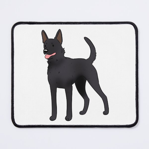 Item preview, Black Australian Kelpie dog designed and sold by Yaragold.