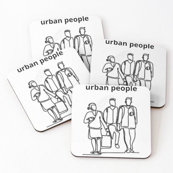 Aperçu de l'œuvre Les citadins créée et vendue par sofifain.