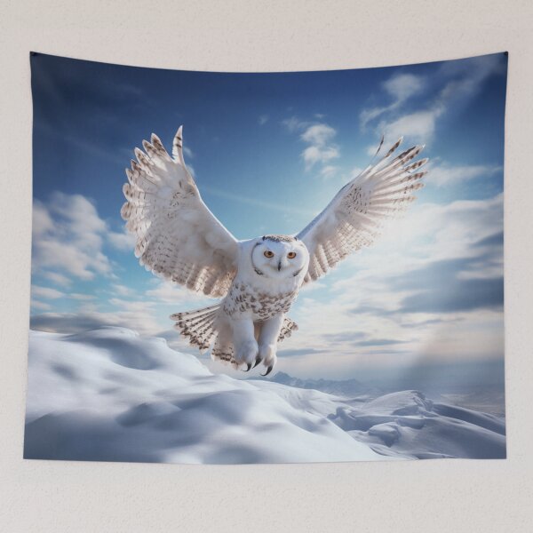 Item preview, The Wise Snow Owl designed and sold by joemaymi.