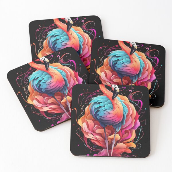 Item preview, Flamingo Flamboyance: Tropical Vibes designed and sold by firecard.