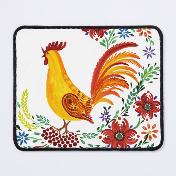 Item preview, Petrykivka Rooster designed and sold by Elena Way.