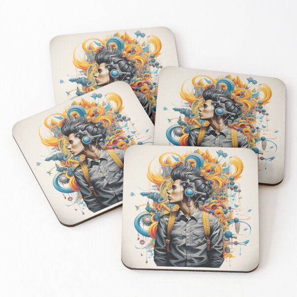 Item preview, Stop Overthinking Abstract Art designed and sold by CoolMantras.