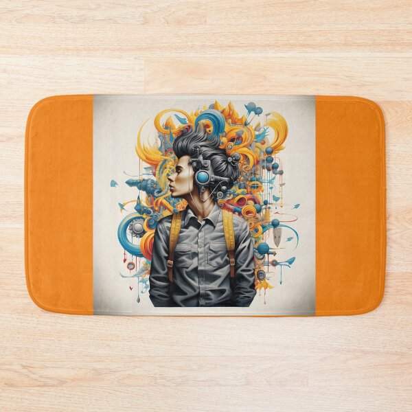 Item preview, Stop Overthinking Abstract Art designed and sold by CoolMantras.