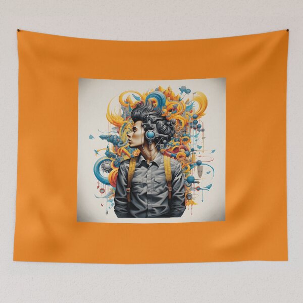 Item preview, Stop Overthinking Abstract Art designed and sold by CoolMantras.