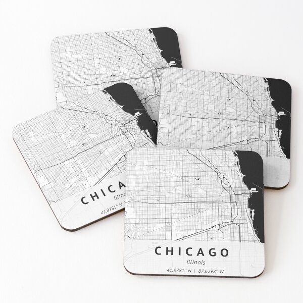 Item preview, Chicago Illinois | City Map Print | House warming gift | Map Print Wall Decor | City Map Art |  designed and sold by LivingBold.
