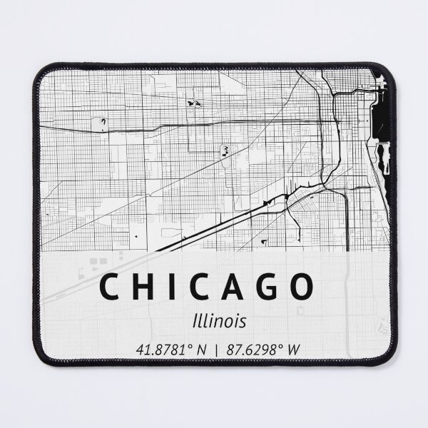 Item preview, Chicago Illinois | City Map Print | House warming gift | Map Print Wall Decor | City Map Art | designed and sold by LivingBold.