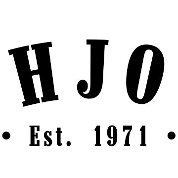 Artwork thumbnail, Hjo Västra Götaland County Sweden Est. 1971 Black Letter Sverige by establishedwear