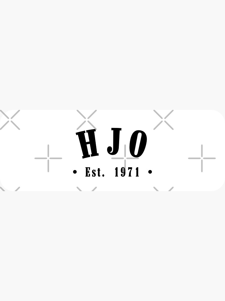 Thumbnail 3 of 3, Sticker, Hjo Västra Götaland County Sweden Est. 1971 Black Letter Sverige designed and sold by establishedwear.