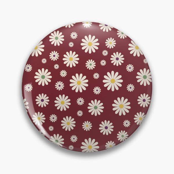 Item preview, Ruby Red Gemstone Daisy Dreams Pattern designed and sold by ClaudiaFlores.