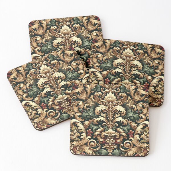 Artikelvorschau, Baroque Muster Gold entworfen und verkauft von Captain Kita.