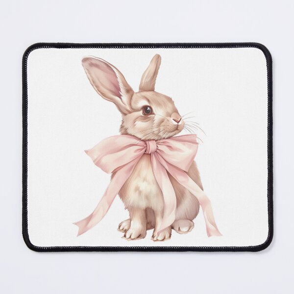 Item preview, Bunny Coquette Bow, Soft Girl, Trendy Easter Rabbit, Coquette Aesthetic designed and sold by MerchSearchCO.