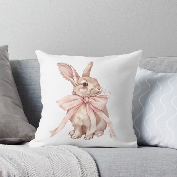 Item preview, Bunny Coquette Bow, Soft Girl, Trendy Easter Rabbit, Coquette Aesthetic designed and sold by MerchSearchCO.