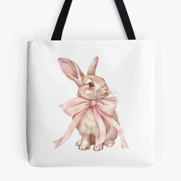 Item preview, Bunny Coquette Bow, Soft Girl, Trendy Easter Rabbit, Coquette Aesthetic designed and sold by MerchSearchCO.
