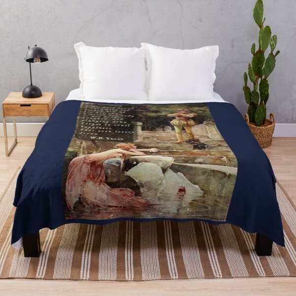 Item preview, William Butler Yeats  quote: A mermaid found a swimming lad, Picked him for her own, Pressed her body to his body, Laughed: and plunging down designed and sold by artbleed.