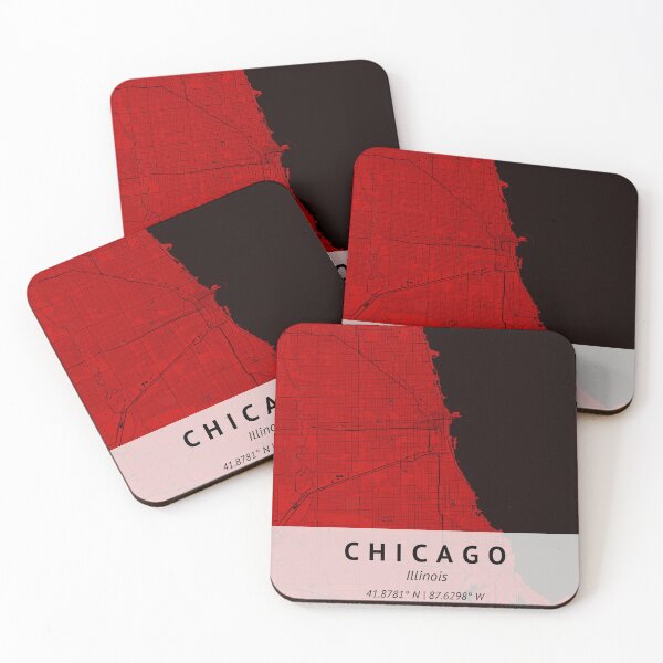 Item preview, Chicago Illinois | City Map Print | House warming gift | Map Print Wall Decor | City Map Art |  designed and sold by LivingBold.