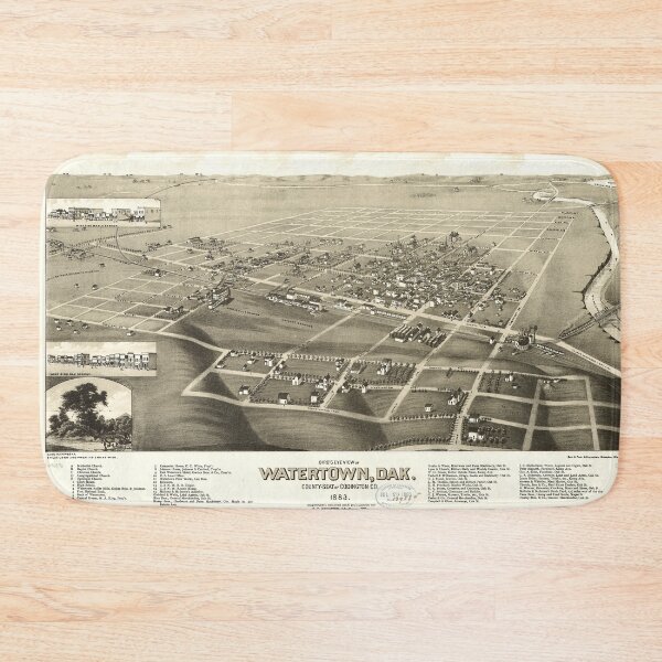 Item preview, Watertown, South Dakota (1883) designed and sold by allhistory.