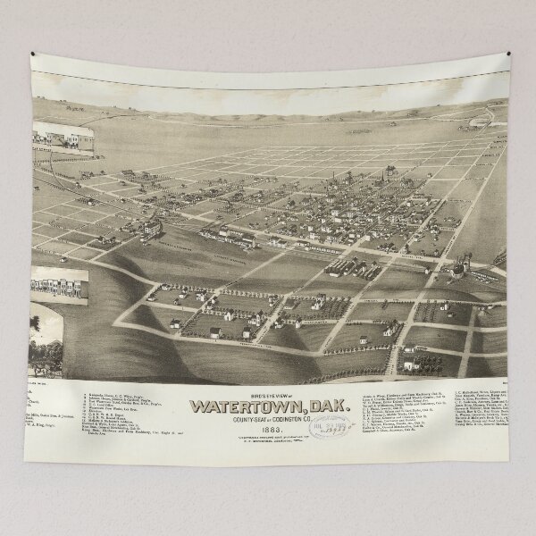 Item preview, Watertown, South Dakota (1883) designed and sold by allhistory.