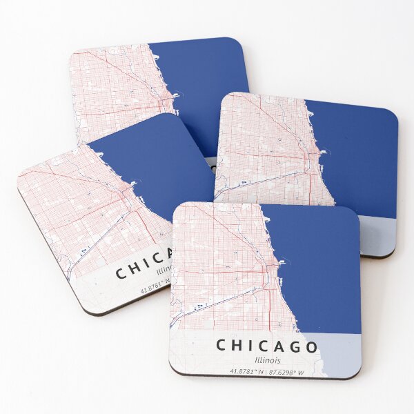 Item preview, Chicago Illinois | City Map Print | House warming gift | Map Print Wall Decor | City Map Art |  designed and sold by LivingBold.
