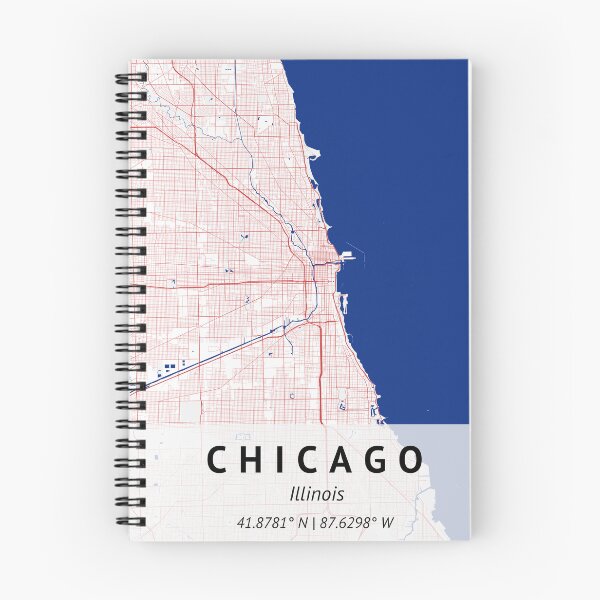 Item preview, Chicago Illinois | City Map Print | House warming gift | Map Print Wall Decor | City Map Art |  designed and sold by LivingBold.