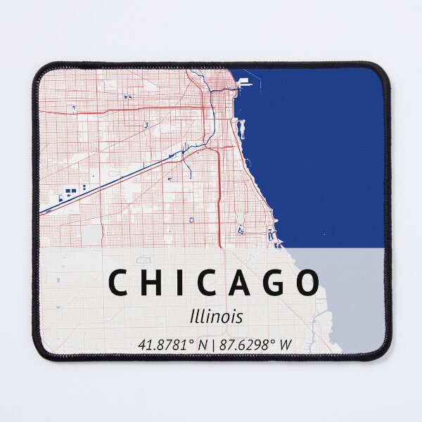 Item preview, Chicago Illinois | City Map Print | House warming gift | Map Print Wall Decor | City Map Art | designed and sold by LivingBold.
