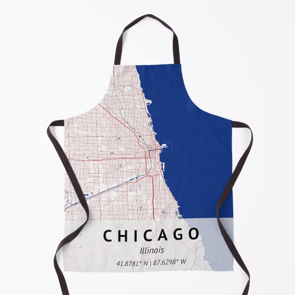 Item preview, Chicago Illinois | City Map Print | House warming gift | Map Print Wall Decor | City Map Art | designed and sold by LivingBold.