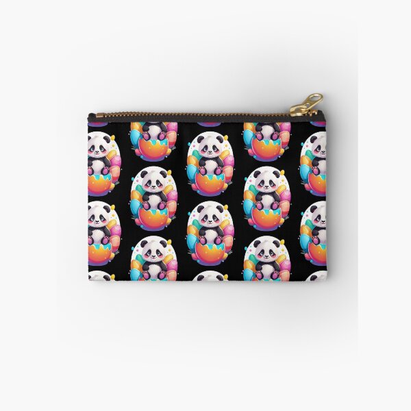 Item preview, Easter Panda with Whimsical Eggs designed and sold by Tw1nsAIArt.