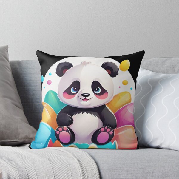 Item preview, Easter Panda with Whimsical Eggs designed and sold by Tw1nsAIArt.