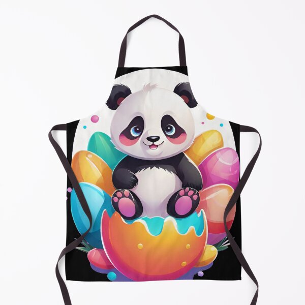 Item preview, Easter Panda with Whimsical Eggs designed and sold by Tw1nsAIArt.