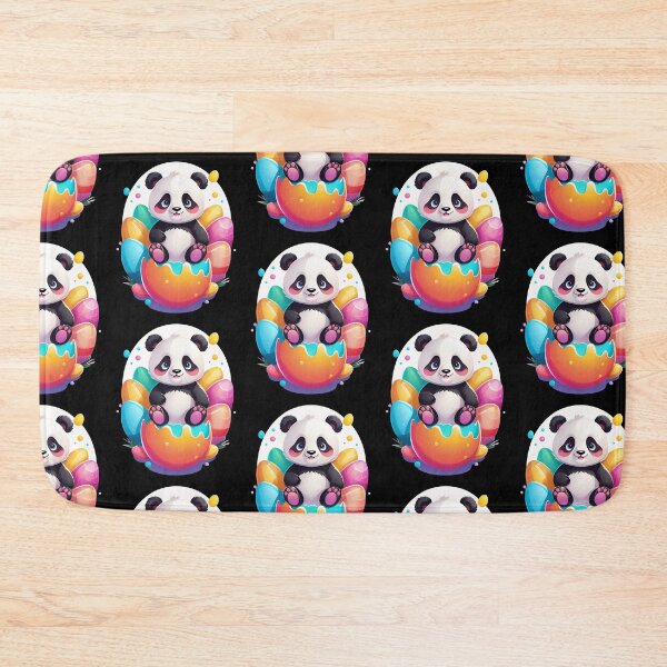 Item preview, Easter Panda with Whimsical Eggs designed and sold by Tw1nsAIArt.