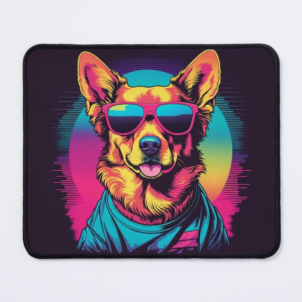 Item preview, When your little dog adopts glasses, every playtime becomes a theatrical representation of style, with four paws as stage stars designed and sold by Pulsant  Paintings.