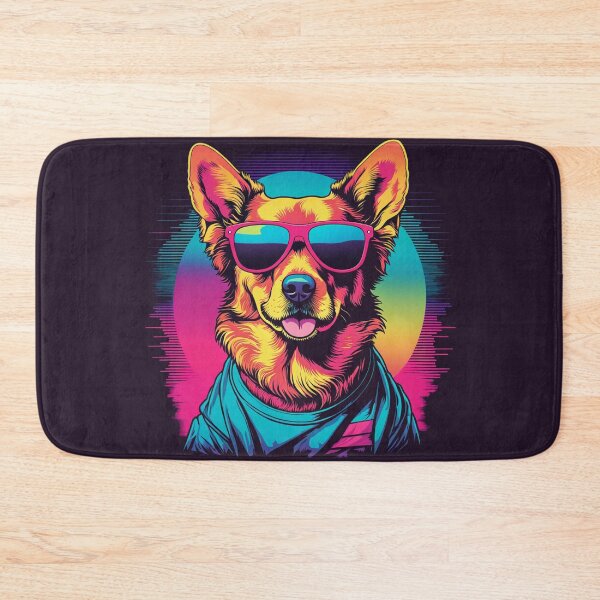 Item preview, When your little dog adopts glasses, every playtime becomes a theatrical representation of style, with four paws as stage stars designed and sold by Pulsant  Paintings.