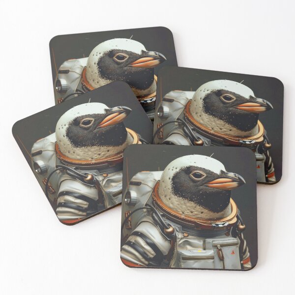 Item preview, Brave Adorable Penguin Space Suit Astronaut Explorer designed and sold by Mullet Monkey.